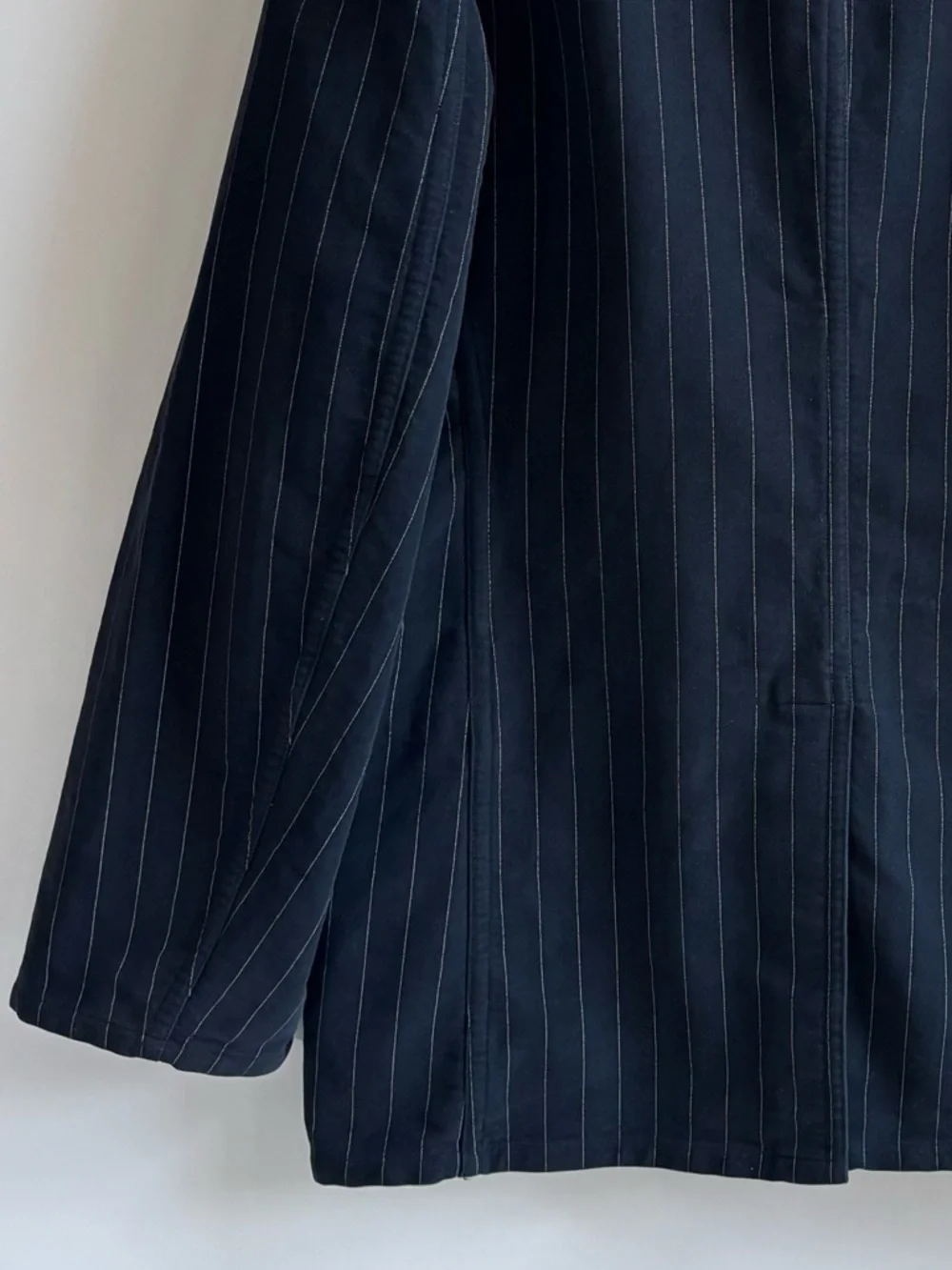 Polo Jeans Co. Ralph Lauren Men's Navy Blue Pinstripe Sport Jacket Coat Size 3XL